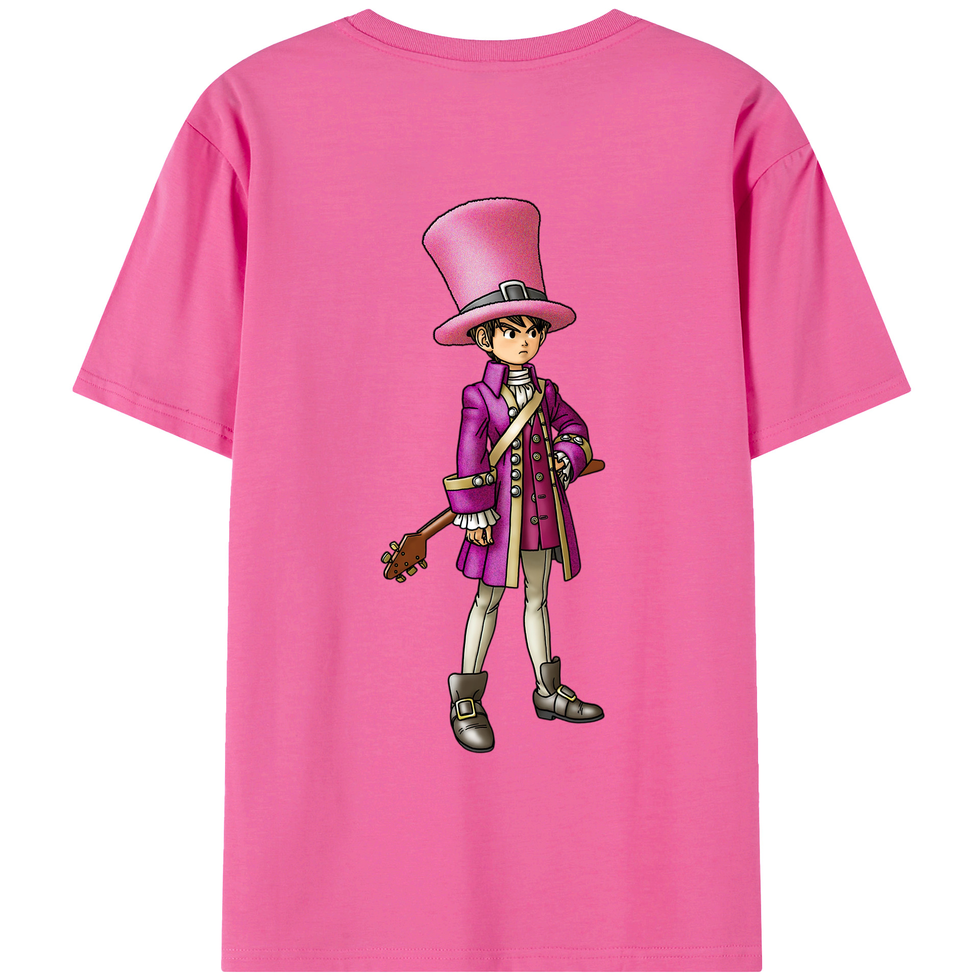 （画像用） ドラゴンクエスト Doragon Kuesuto Dragon Quest レディース半袖Tシャツ(バックプリント)